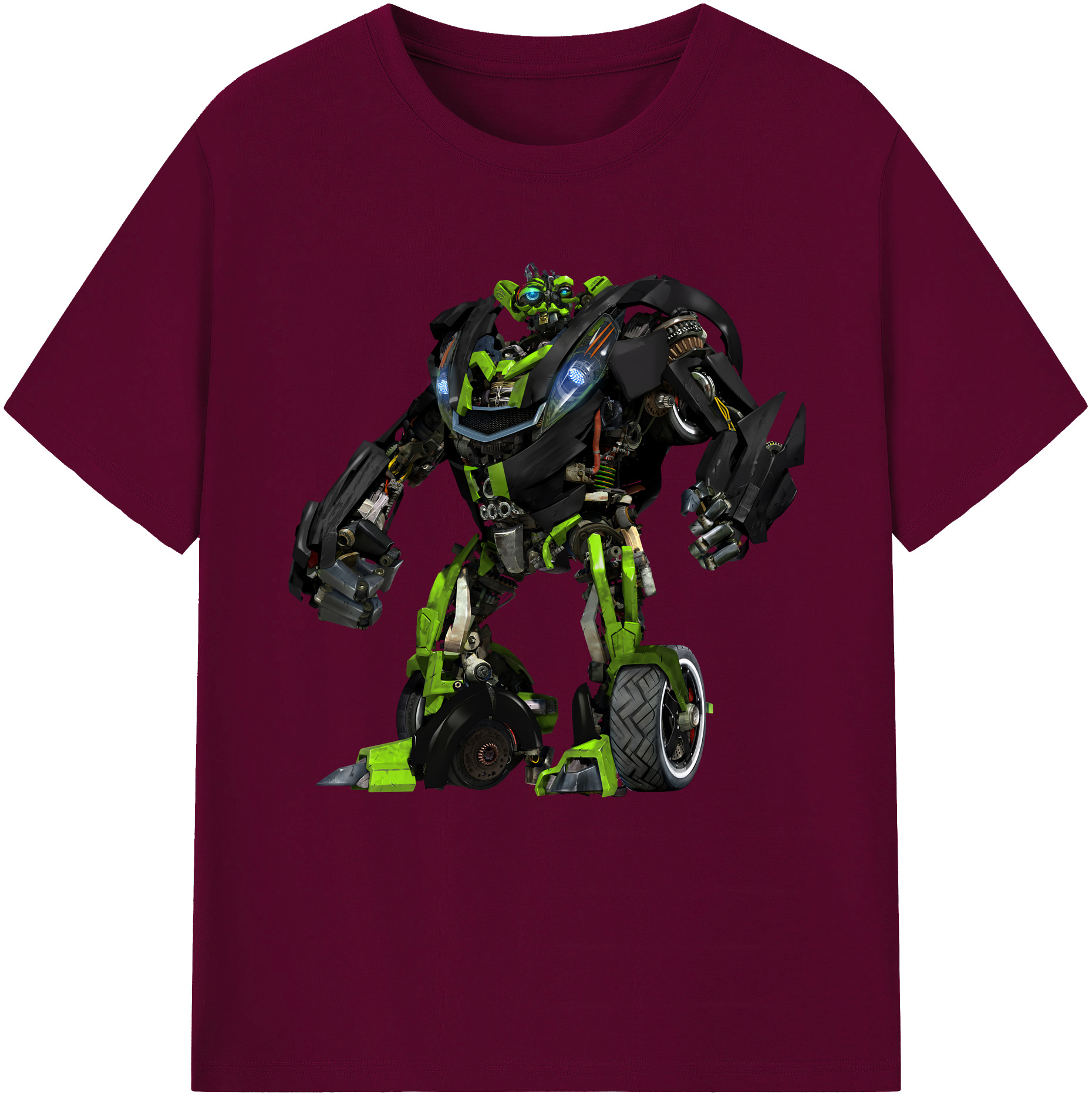 （画像用） Transformers トランスフォーマー レディースカジュアルプリントTシャツ（綿100％）
